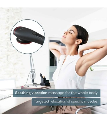 Beurer MG24 massaažiseade soojendusega, must/punane