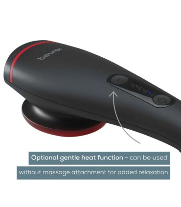 Beurer MG24 massaažiseade soojendusega, must/punane