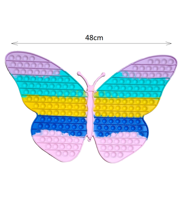 Pop it! Plõksuv mullimäng Liblikas 48cm