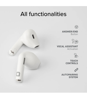 SBS juhtmevabad kõrvaklapid Go Pods TWS, valge