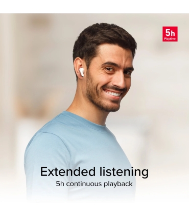 SBS juhtmevabad kõrvaklapid Air Kab Max TWS, valge