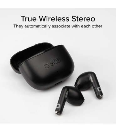 SBS juhtmevabad kõrvaklapid Go Pods TWS, must