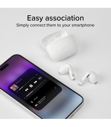 SBS juhtmevabad kõrvaklapid Go Pods TWS, valge