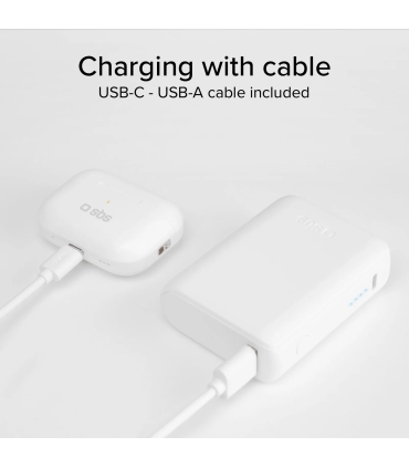 SBS juhtmevabad kõrvaklapid Air Kab Max TWS, valge