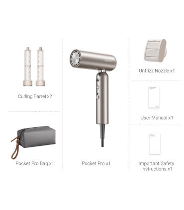 Dreame AHD51 Pro, Pocket Pro titanium gold