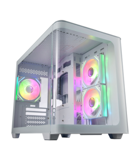 FSP S380 Mid Tower valge