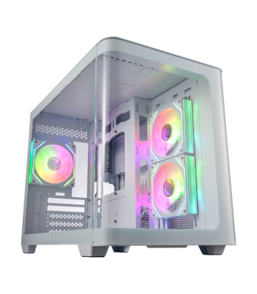 FSP S380 Mid Tower valge