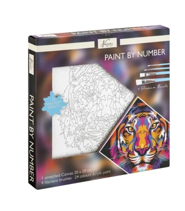 Grafix värvi numbri järgi Tiiger