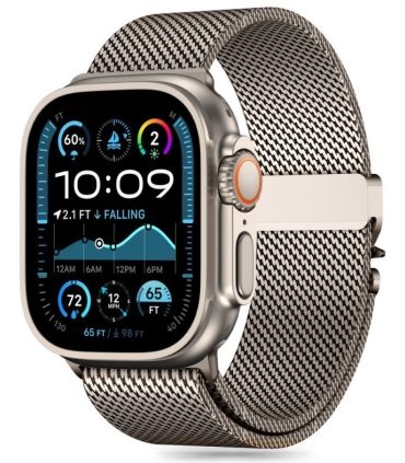 Tech-Protect kellarihm Milano Apple Watch 44/45/46/49mm, titanium