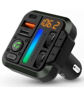 Nedis FM-Transmitter, BT, USB-C+USB, HF