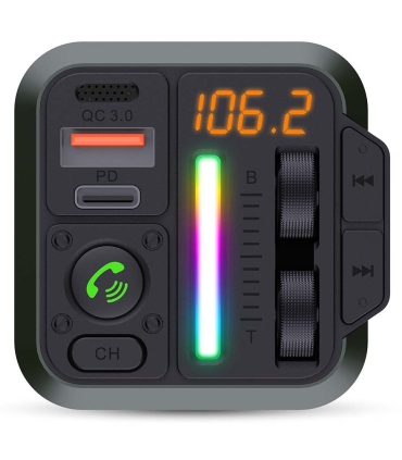 Nedis FM-Transmitter, BT, USB-C+USB, HF