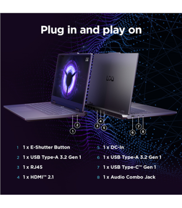 Lenovo LOQ 15IRX10 15,6" i5, 16GB, 1TB SSD