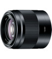 Sony E 50mm f/1.8 OSS objektiiv, must