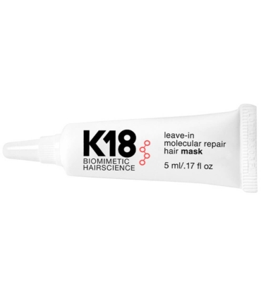 K18 Biomimetic Hairscience Leave-In Molecular Repair Hair Mask (5mL)