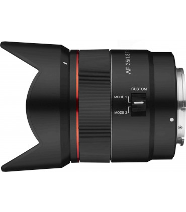 Samyang AF 35mm f/1.8 objektiiv Sonyle