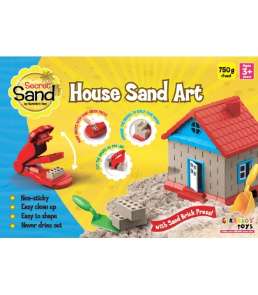 Gerardou0027s Toys Secret Sand modelleerimisliiv Maja pressiga, 9 osa 750 g