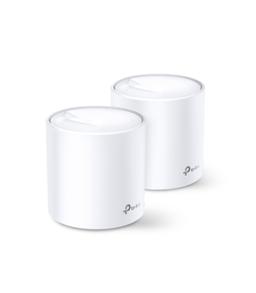 AX3000 Whole Home Mesh Wi-Fi 6 System | Deco X60 (2-pack) | 802.11ax | 2402+574 Mbit/s | 10/100/1000 Mbit/s | Ethernet LAN (RJ-4