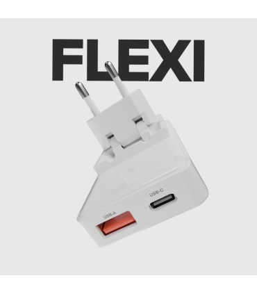 SBS laadija Flexi USB/USB-C 20W
