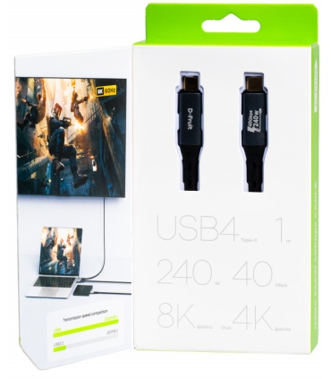 D-Fruit kaabel USB 4.0 240W 1m (DF142)
