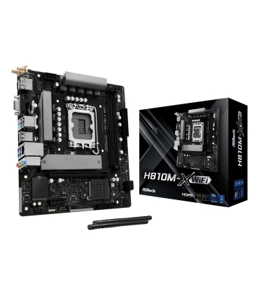 ASRock Intel H810 LGA 1851 (Socket V1) micro ATX