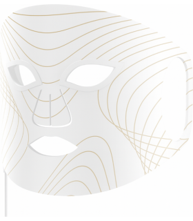 Lunni 7 värvi LED lähiinfrapunavalgusega näomask, valge