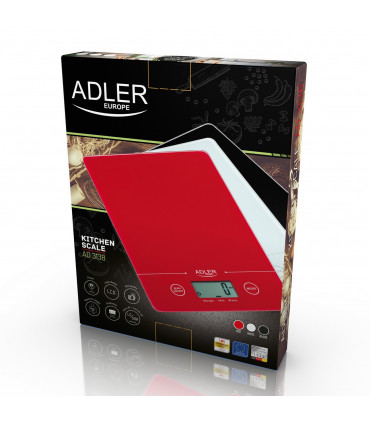 Adler AD3138W köögikaal, valge 5 kg