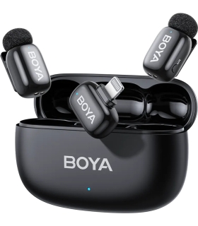 Boya juhtmevaba mikrofon mini 2-03 Lightning, must