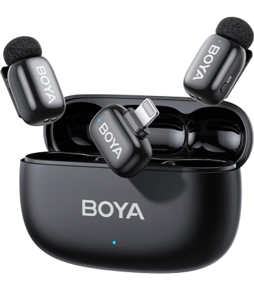 Boya juhtmevaba mikrofon mini 2-03 Lightning, must
