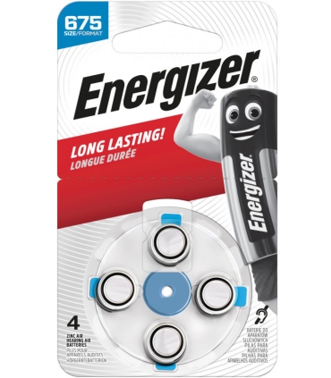 Energizer kuuldeaparaadi patarei Zinc Air AZ675DP-4 TL4