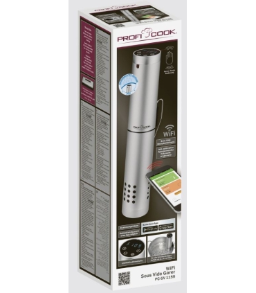 ProfiCook PCSV1159 Sous Vide keetja (vaakumkeetja) WiFi ja taimeriga