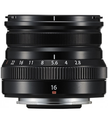 Fujifilm XF 16mm f/2.8 R WR objektiiv, must