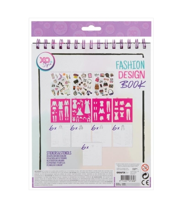 Grafix Disainiraamat Mood 36 lk + kleepsud