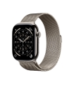 Apple Watch Series 11 GPS + Cellular 46mm Natural Titanium Case with Natural Milanese Loop - M/L