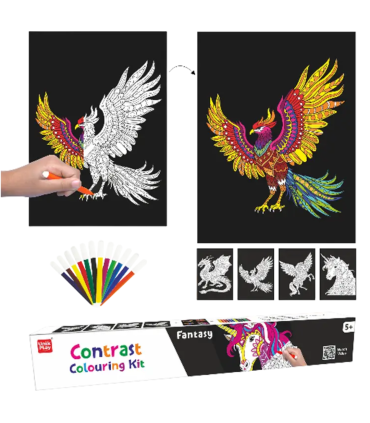 Joonistuskomplekt Fantaasia, 4 postrit