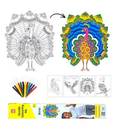 Joonistuskomplekt Lind, 4 postrit
