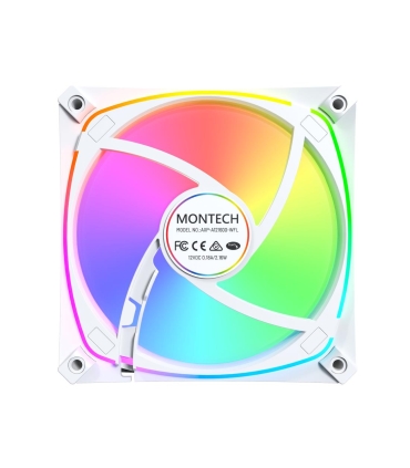 Montech Fan 120mm AX120 Pro White 3 In 1