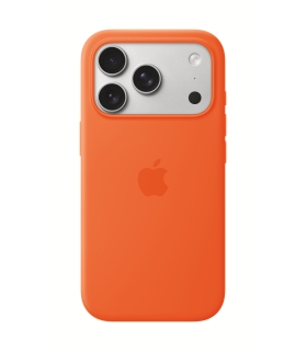 Apple iPhone 17 Pro Silicone Case with MagSafe – Orange