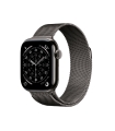 Apple Watch Series 11 GPS + Cellular 42mm Slate Titanium Case with Slate Milanese Loop