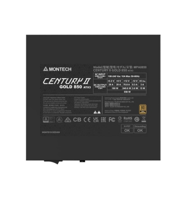 Montech Century II ATX 850 W CENTURYII850