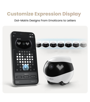 Enabot | Companion Robot | EBO AIR 2 | Compact | Maximum Memory Support 256G