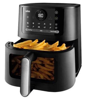Braun HF5075IBK MultyFry 5 kuumaõhufritüür 6 l, vaateaknaga