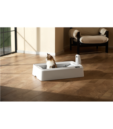 PETKIT Purobot Crystal Duo with Camera Self-Cleaning Cat Litter Box | White