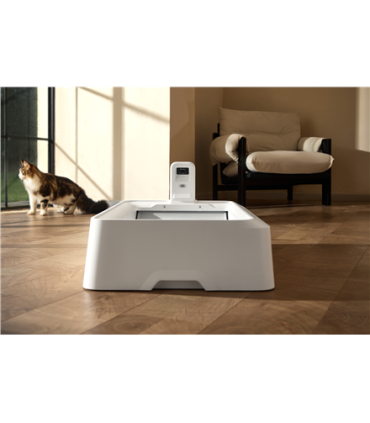 PETKIT Purobot Crystal Duo with Camera Self-Cleaning Cat Litter Box | White