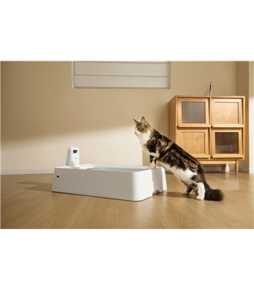 PETKIT Purobot Crystal Duo with Camera Self-Cleaning Cat Litter Box | White