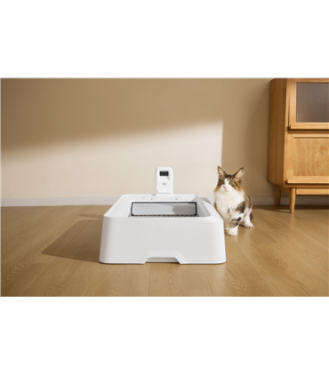 PETKIT Purobot Crystal Duo with Camera Self-Cleaning Cat Litter Box | White