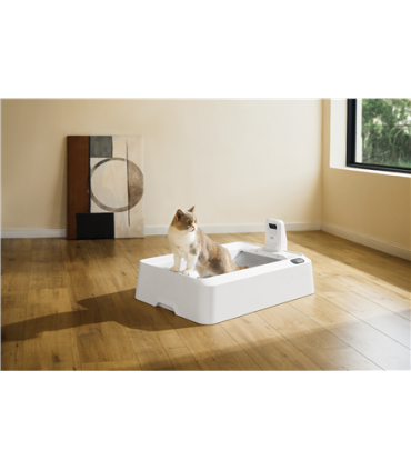 PETKIT Purobot Crystal Duo with Camera Self-Cleaning Cat Litter Box | White