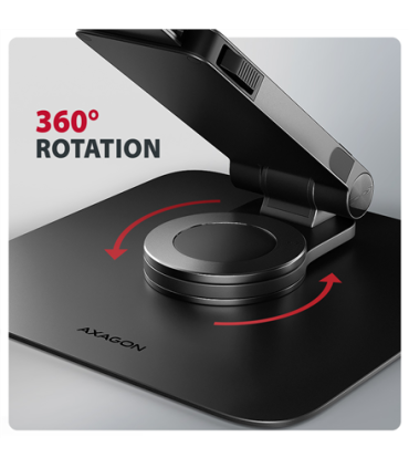 AXAGON STND-LRB stand with 360° rotation for laptops and tablets 10-17,3"