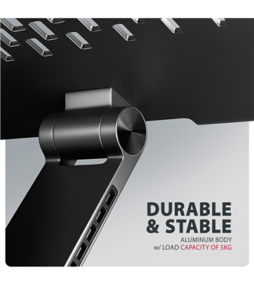 AXAGON STND-LRB stand with 360° rotation for laptops and tablets 10-17,3"