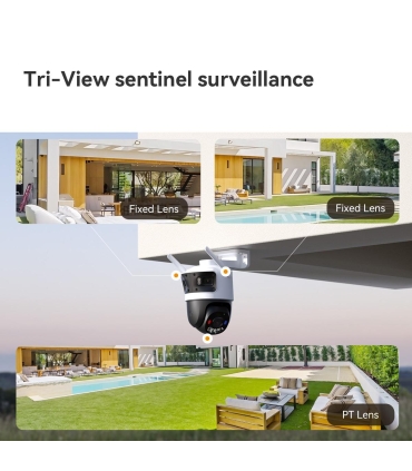 IMOU WRL CAMERA 3MP CRUISER TRIPLE/IPC-S7UP-11M0WED 