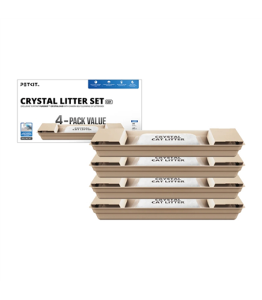PETKIT Crystal Litter for Purobot Crystal Duo, 4 bags